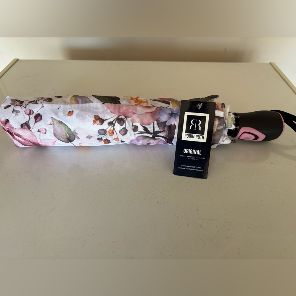 Robin Ruth Floral Patterned Umbrella - Picture 2 of 3